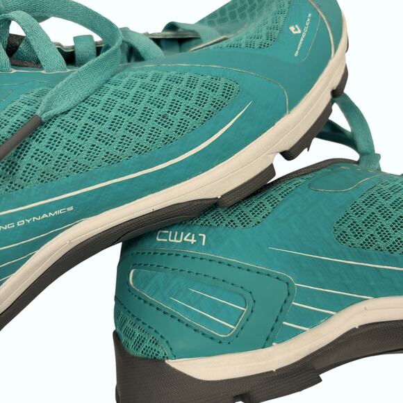 Shimano Cycling Shoes 39 / 7.2 Pedaling Dynamics CW47 Click'r Teal Turquoise - Picture 6 of 9